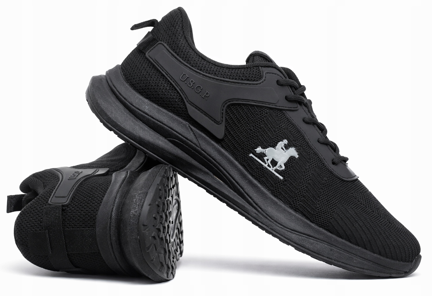 U.s. Grand Polo Buty Męskie sneakersy czarne sportowe treningowe