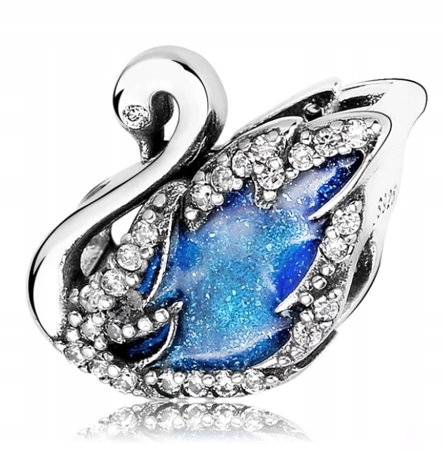 

Charms Błękitny Łabędź do Pandora