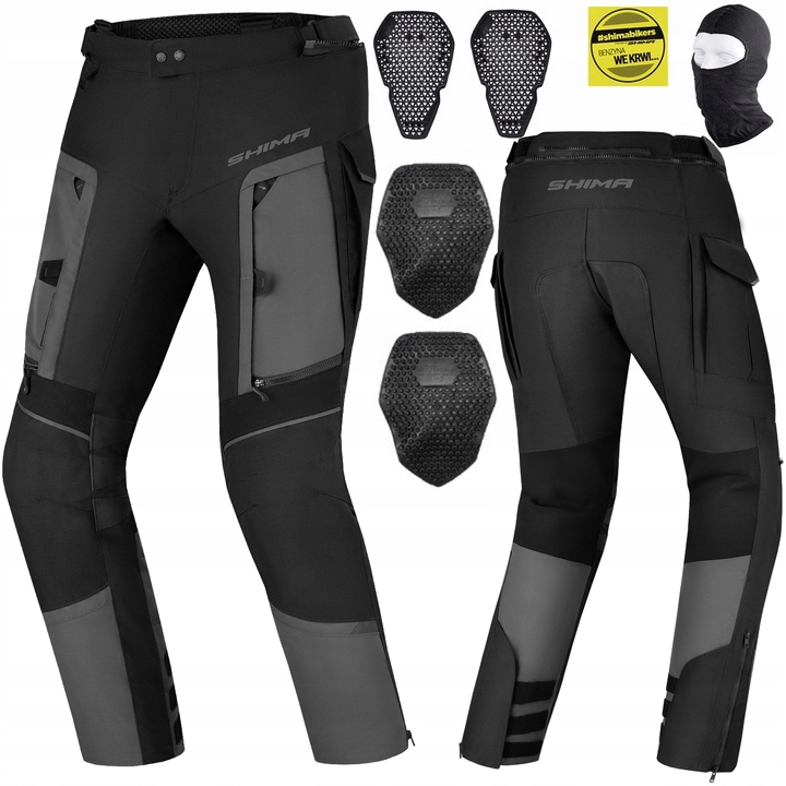 Motocyklové Nohavice Shima Hero 2.0 Pánske Nepremokavé Ce Chrániče