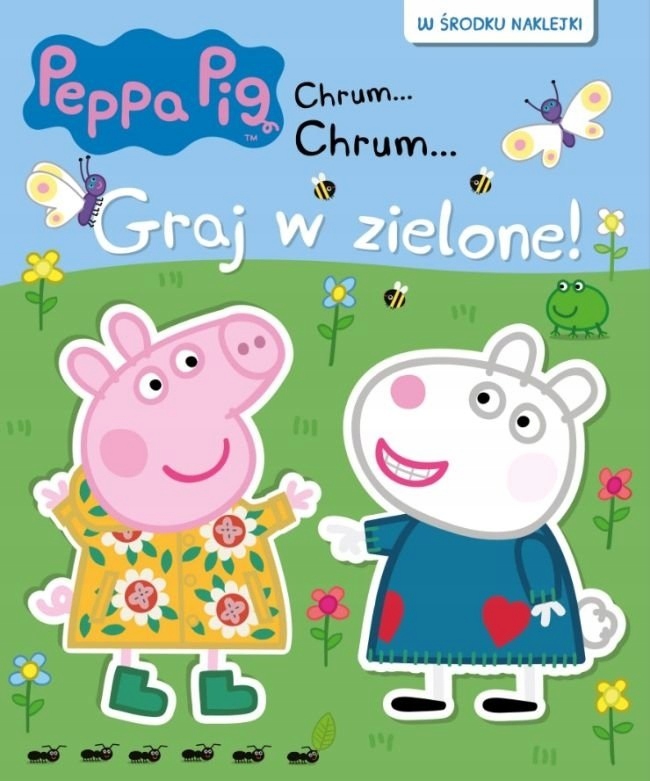

Świnka Peppa Graj w Zielone 69 Naklejki Chrum