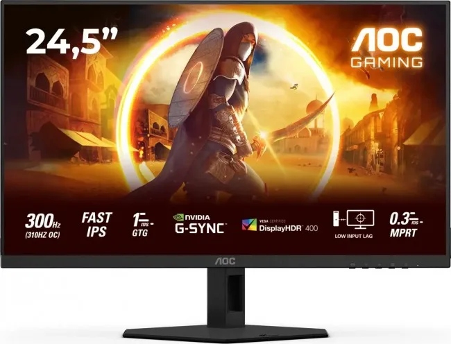 Herný monitor Aoc 25G4SRE 24,5'' Fhd Fast Ips 310Hz 0,3ms Mprt