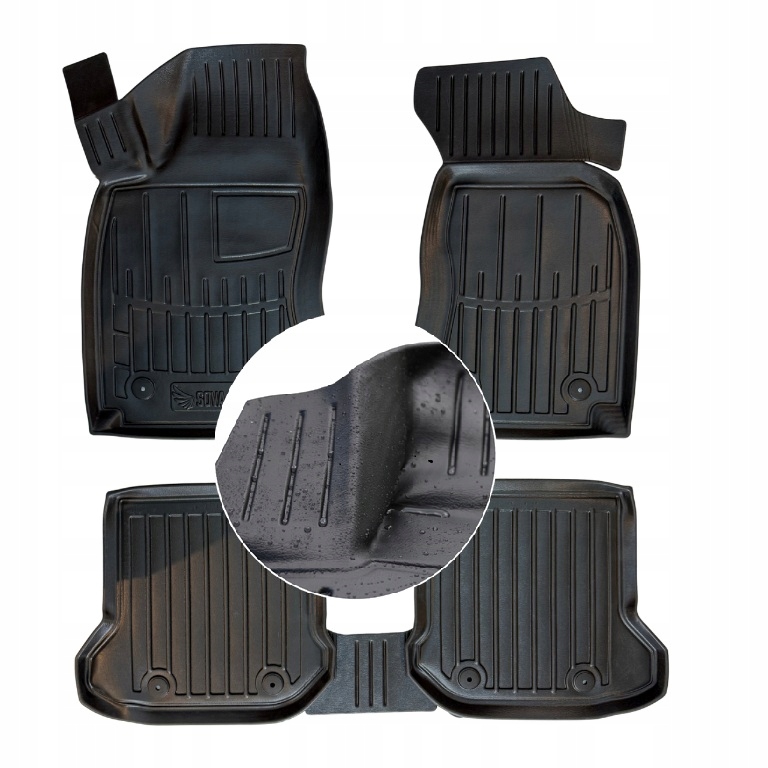 Gumové stěrače Audi A4 B7 2004-2008 Korytka Ud