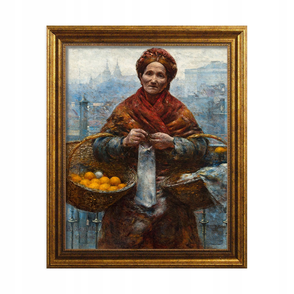 

Pomarańczarka portret obraz Aleksander Gierymski