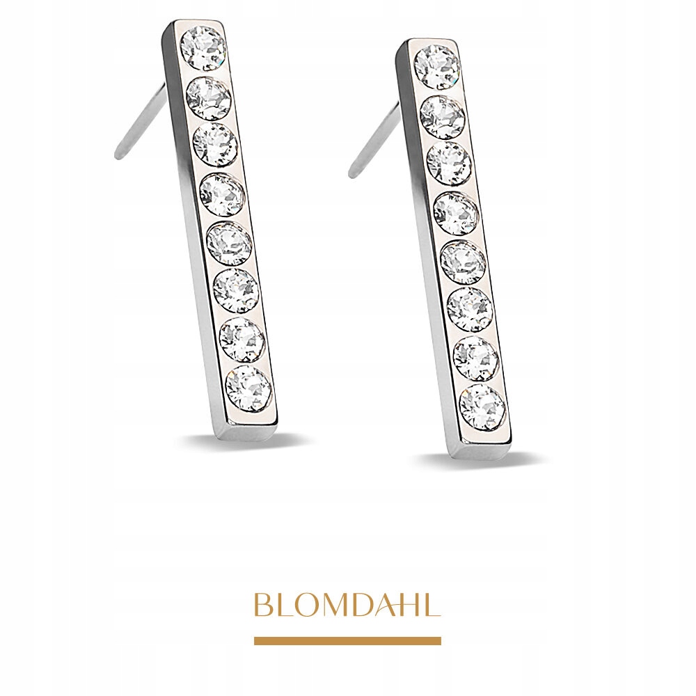Hypoalergenní Náušnice Blomdahl Přívěsek Brilliance rovný 20 mm