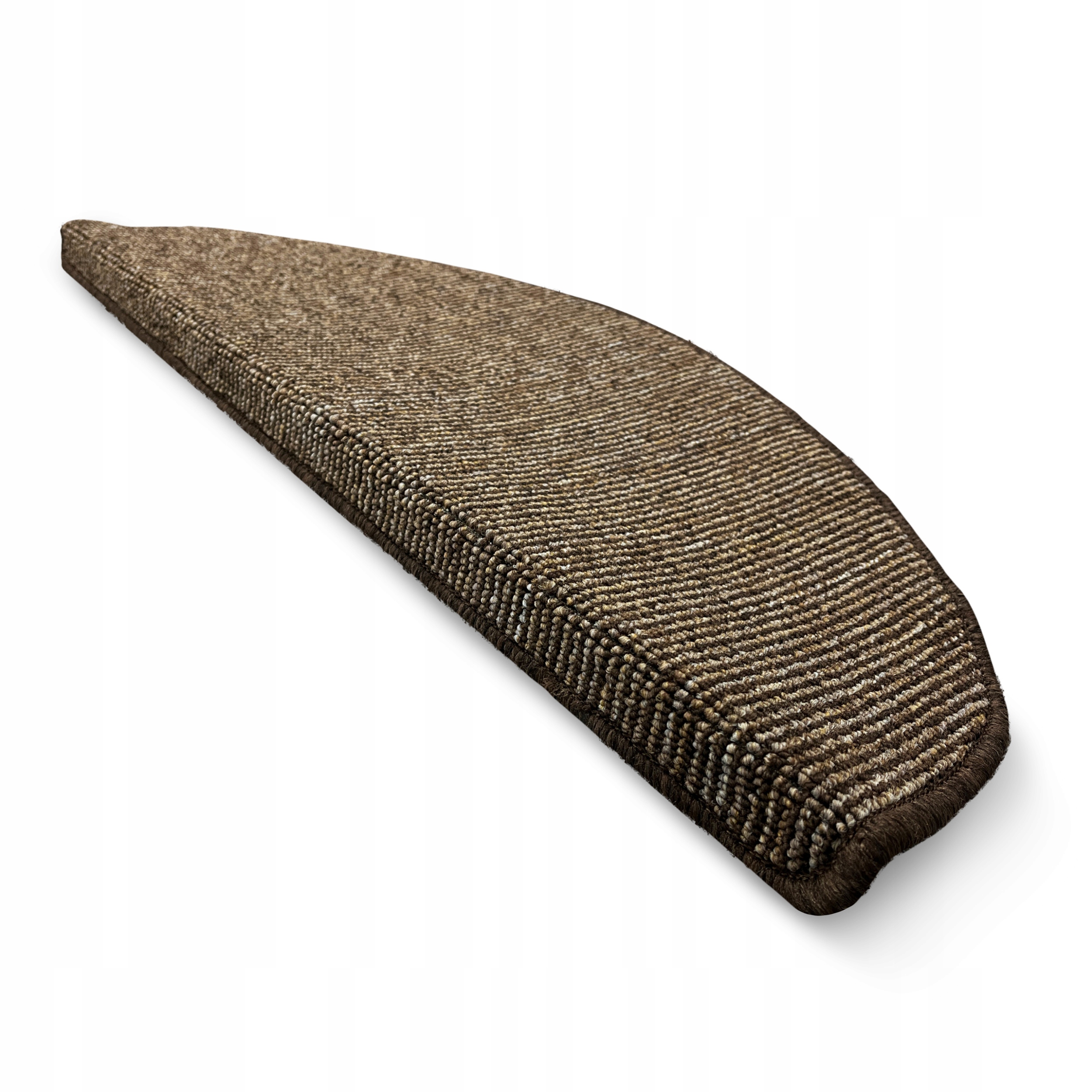 Samolepiaci schodový koberec, protišmykový, 65 x 28 cm, hnedý, 15 ks