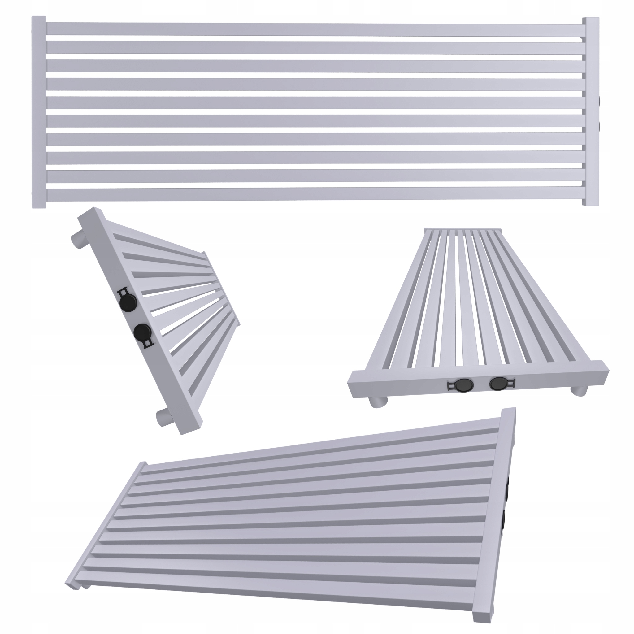 Dekorativní radiátor Radiator 120x46 Šedá Struktura