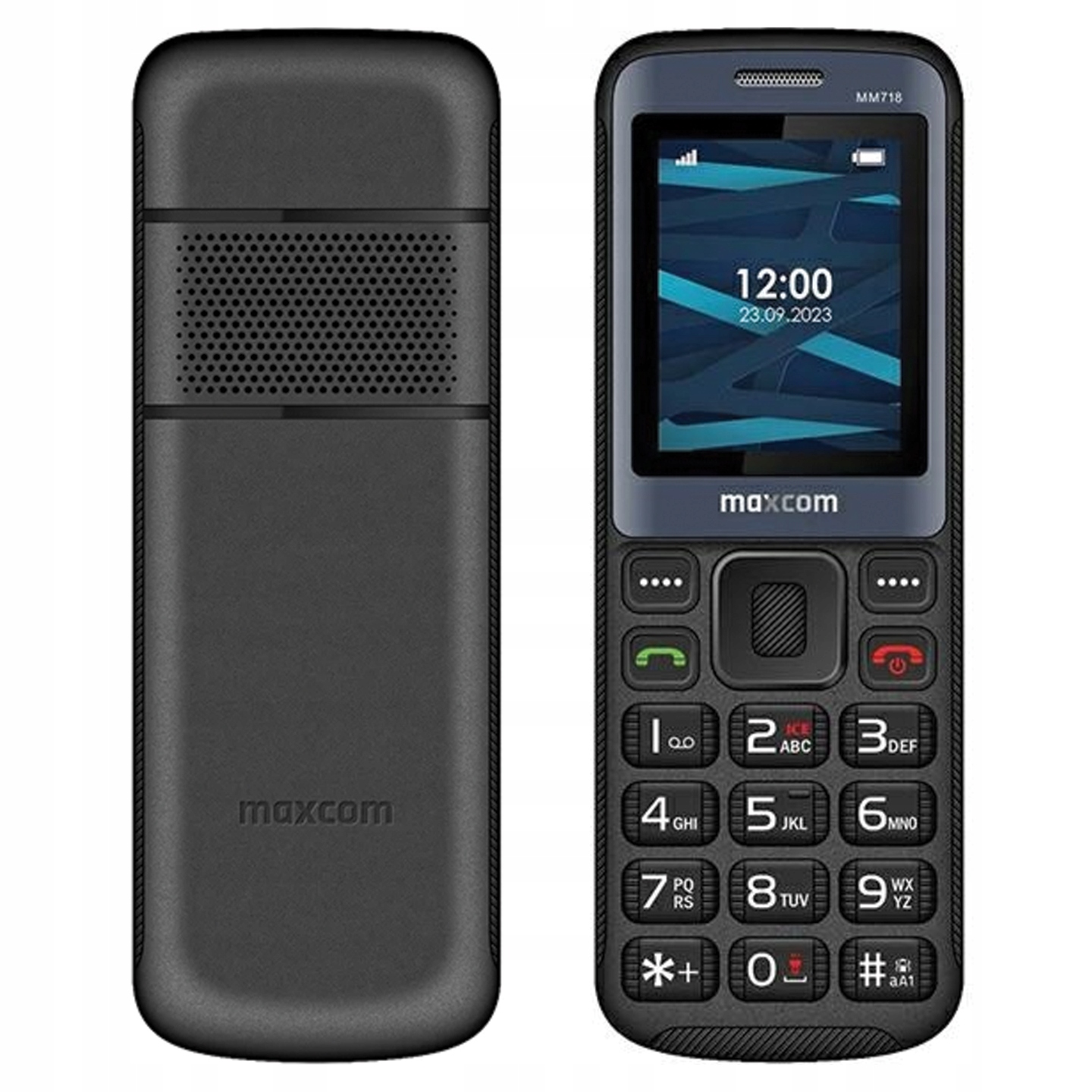 Maxcom MM718 Lte fekete/black