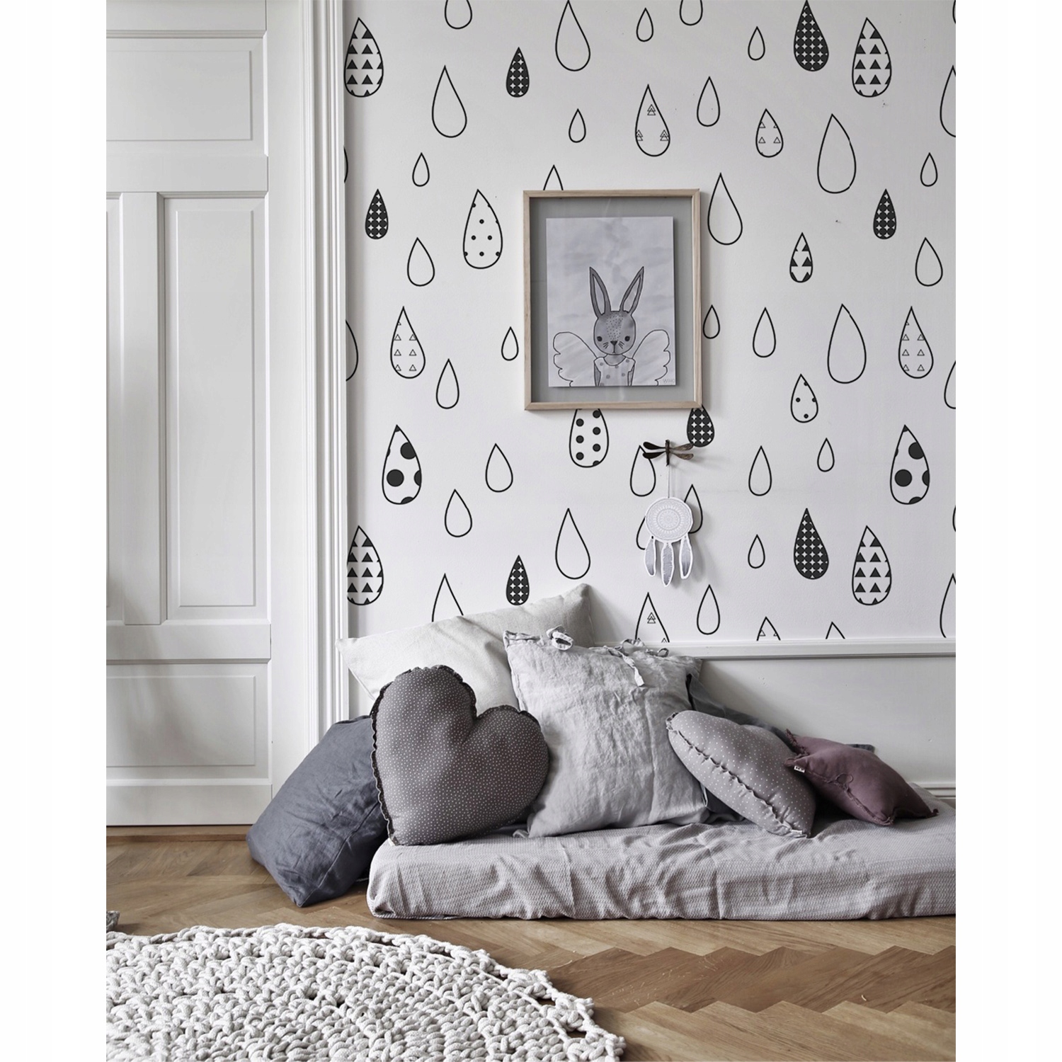 

Tapeta ścienna Abstrakcyjne krople wody 104x70 cm