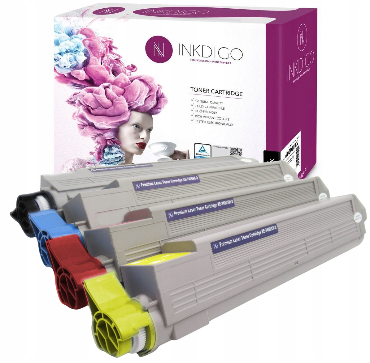 4x Náhradní toner Xerox 7400 106R01077-106R01080