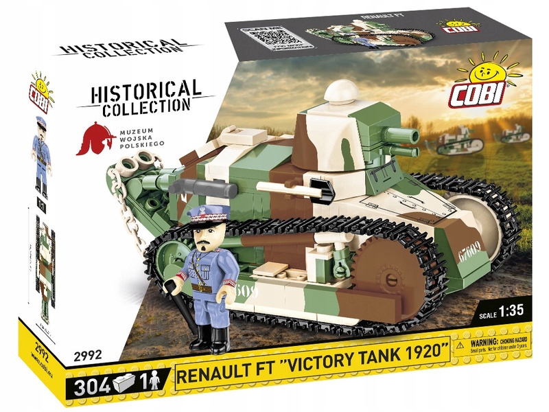 

Klocki Cobi Great War Renault Ft Victory Tank 1920