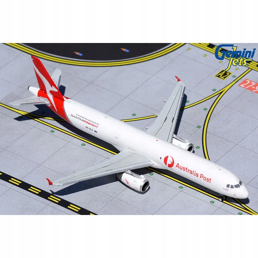 Model Airbus A321F Qantas Nákladní "australia Post" Vh-uld 1:400