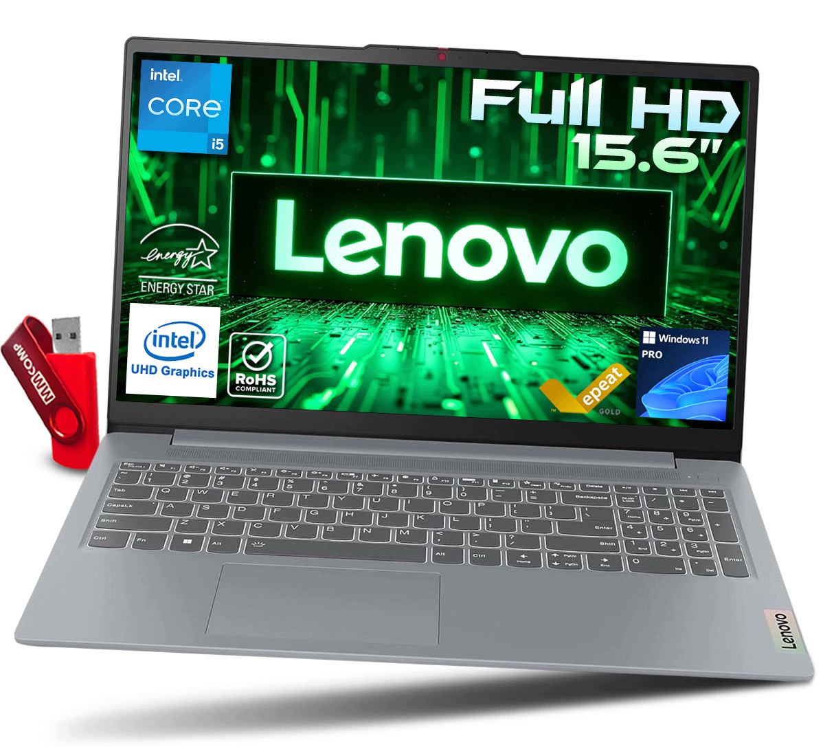 Notebook Lenovo IdeaPad Slim 3 Intel i5-13420H 16GB DDR5 2TB Ssd FullHD Tn