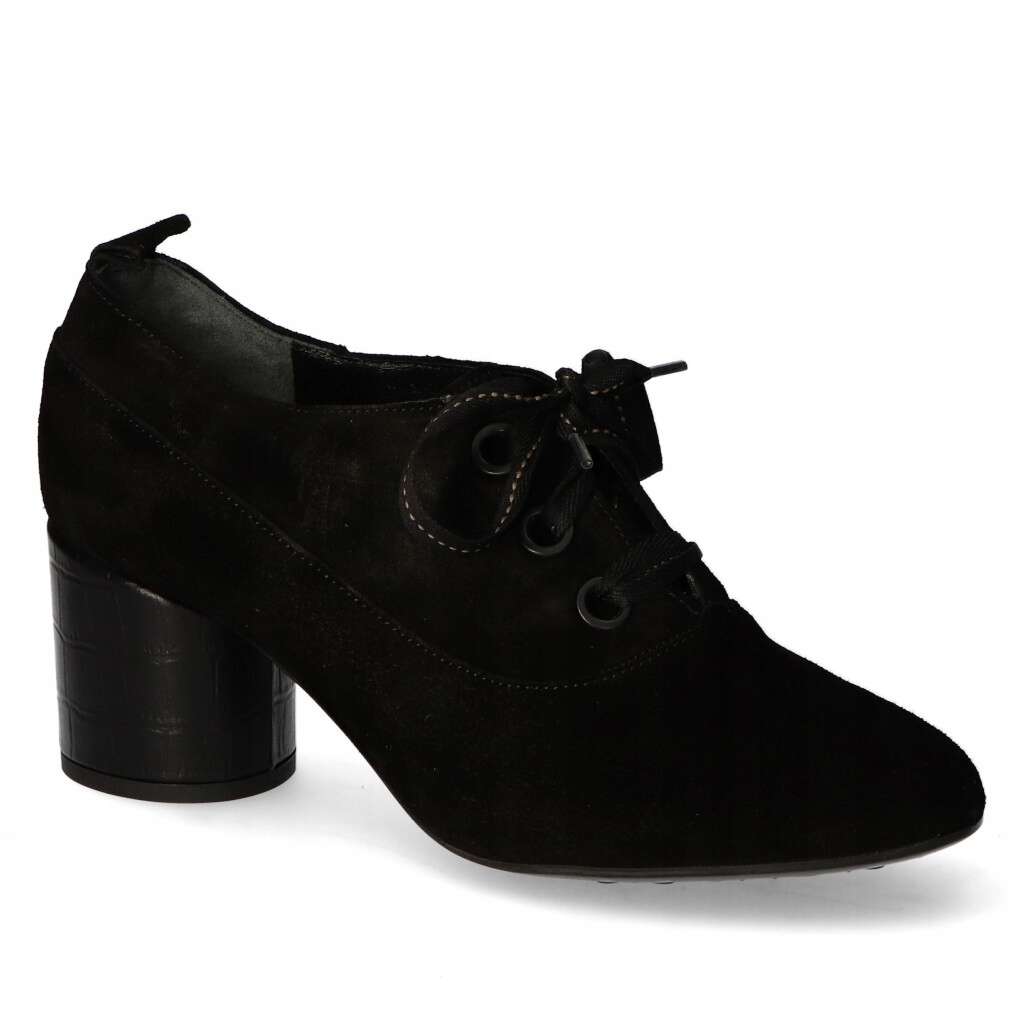 Polobotky Ryłko 5HRI7_T_9ND Černá semišová barva 39