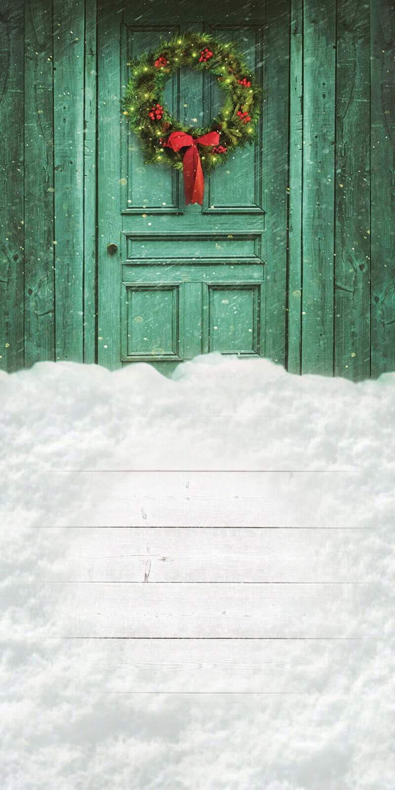 Grube tło ZIMOWE, tło świąteczne 180x400 sw140 Producent Fotoeksplozja