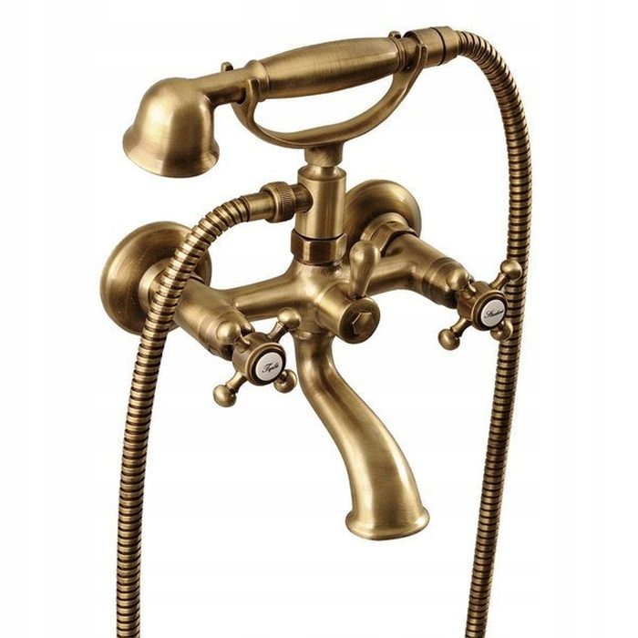 Sapho Antea nástenná vaňová batéria kompletná, hnedá 3016