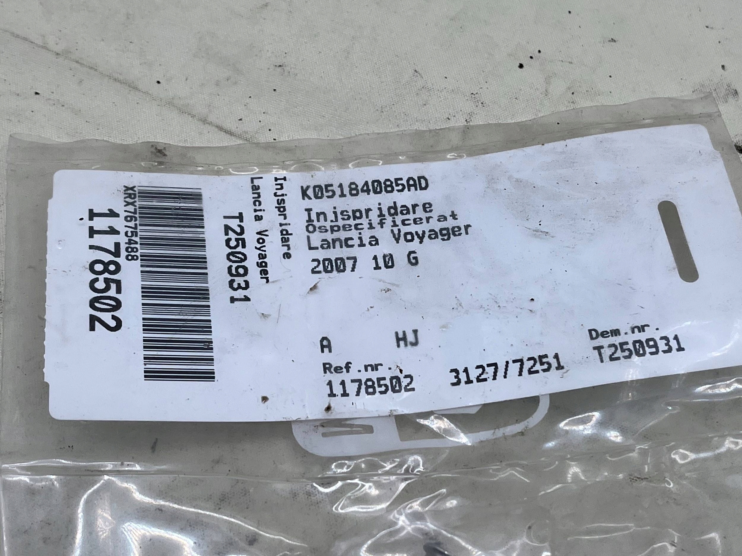 Dodge Challenger injector Fuel Injector 05184085AD 2019 3600cm3 !J