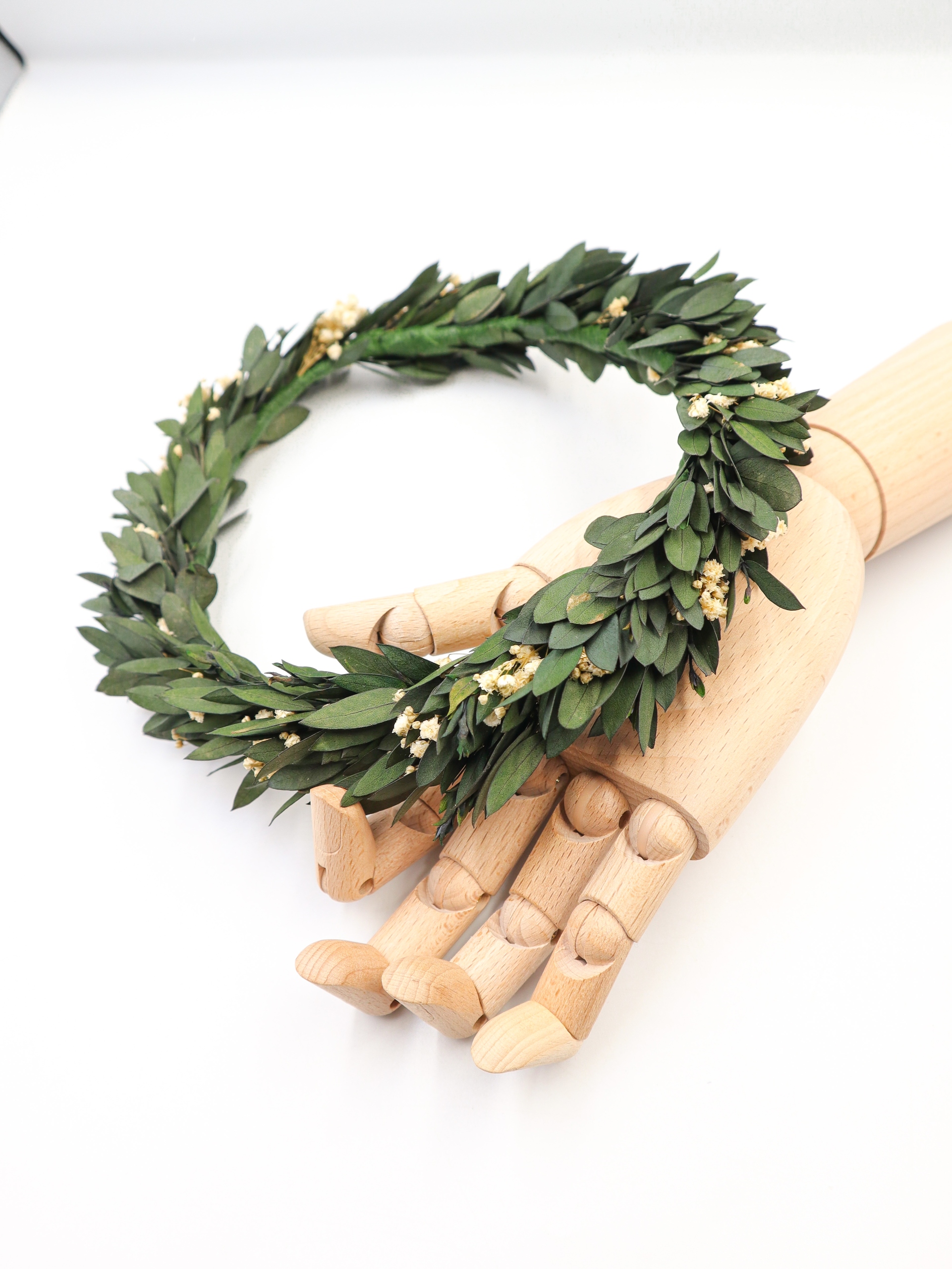 Eukalyptový věnec na hlavu
