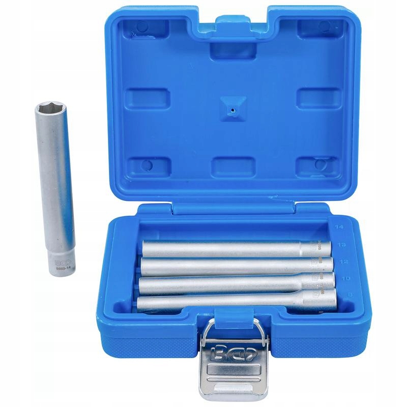 Sada 5 hlbokých šesťhranných nástavcov 8-14 mm, pohon 10 mm (3/8"), Bgs