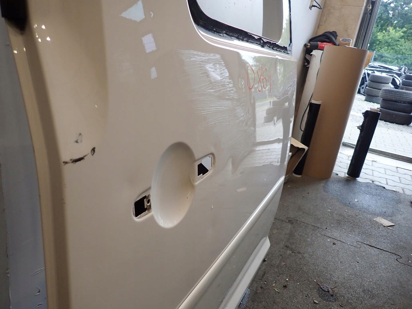 door rear part left sliding VW CADDY LONG 2003-2020 2K