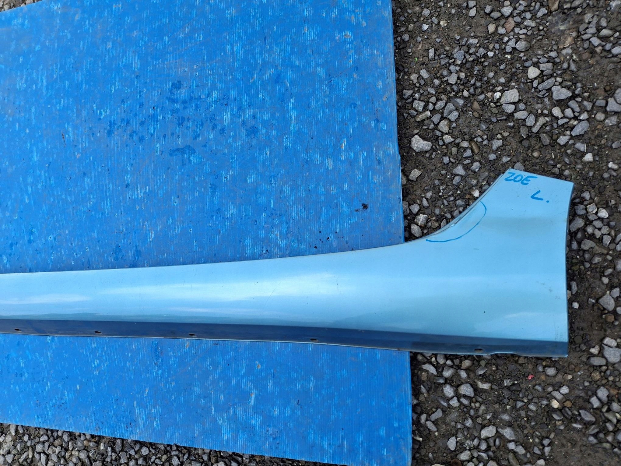 moulding threshold threshold left RENAULT ZOE 2012R->