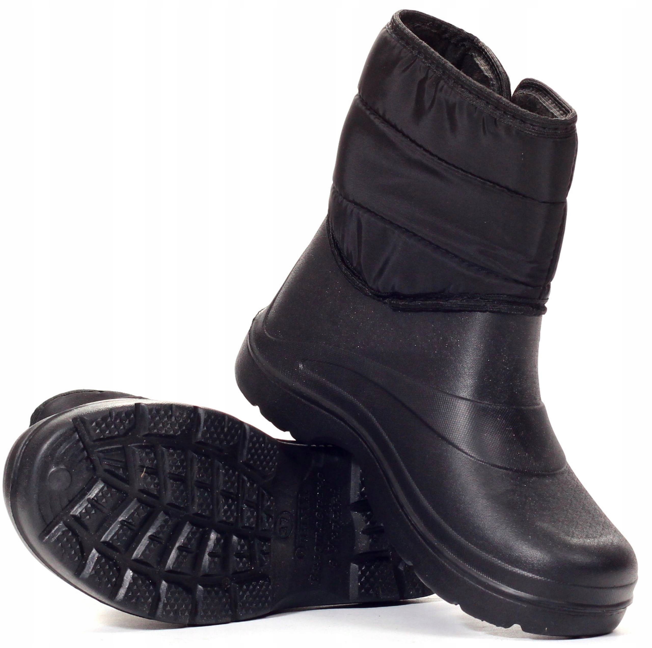 ŚNIEGOWCE BUTY DAMSKIE ZIMOWE OCIEPLANE KALOSZE Wysokość niskie