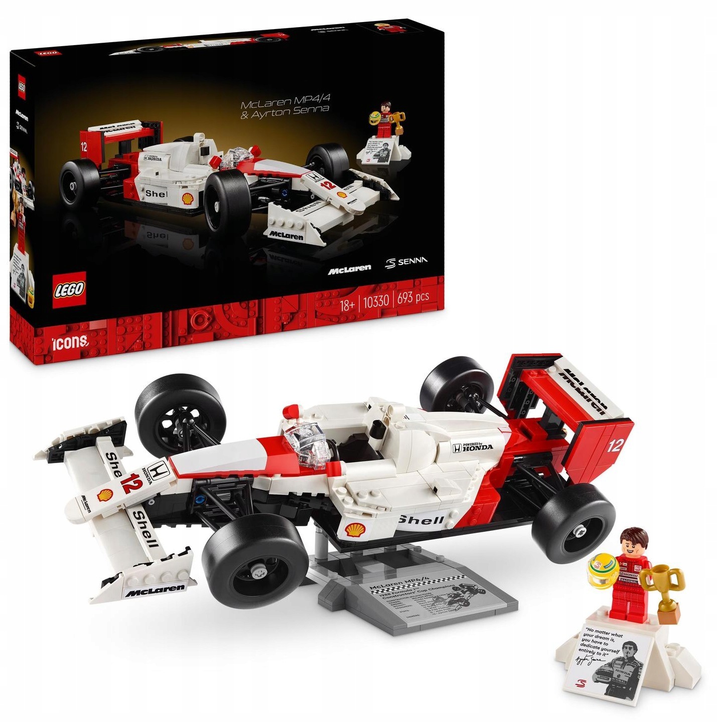 Lego Icons 10330 McLaren MP4/4 i Ayrton Senna