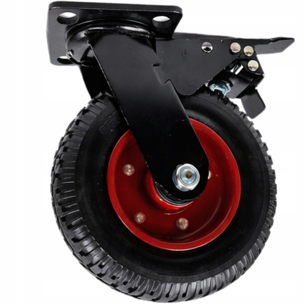 Transportní Kolo 206 mm Otočné S Brzdou 235 kg Průmyslové Zesílené