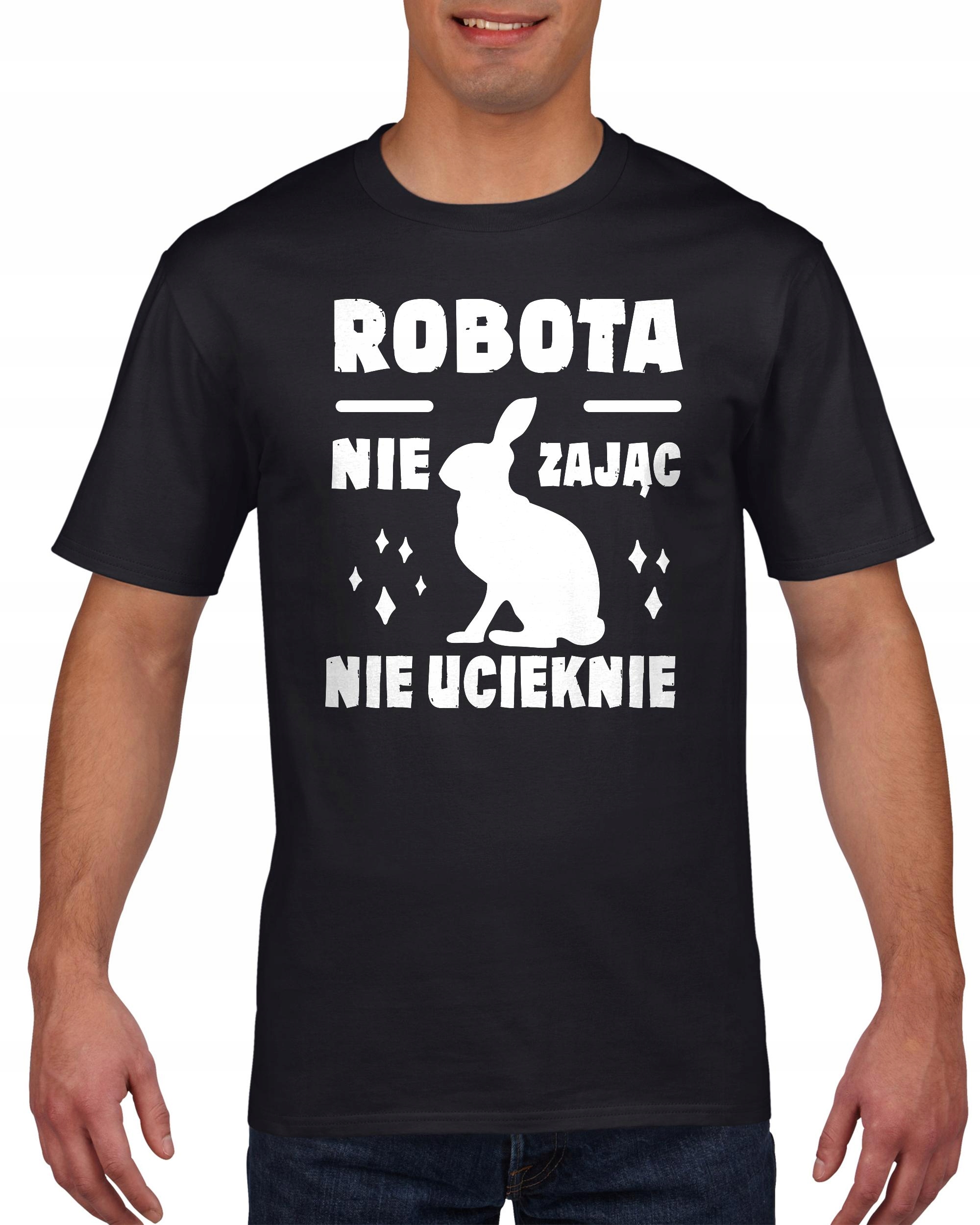 

Koszulka męska Robota nie zając