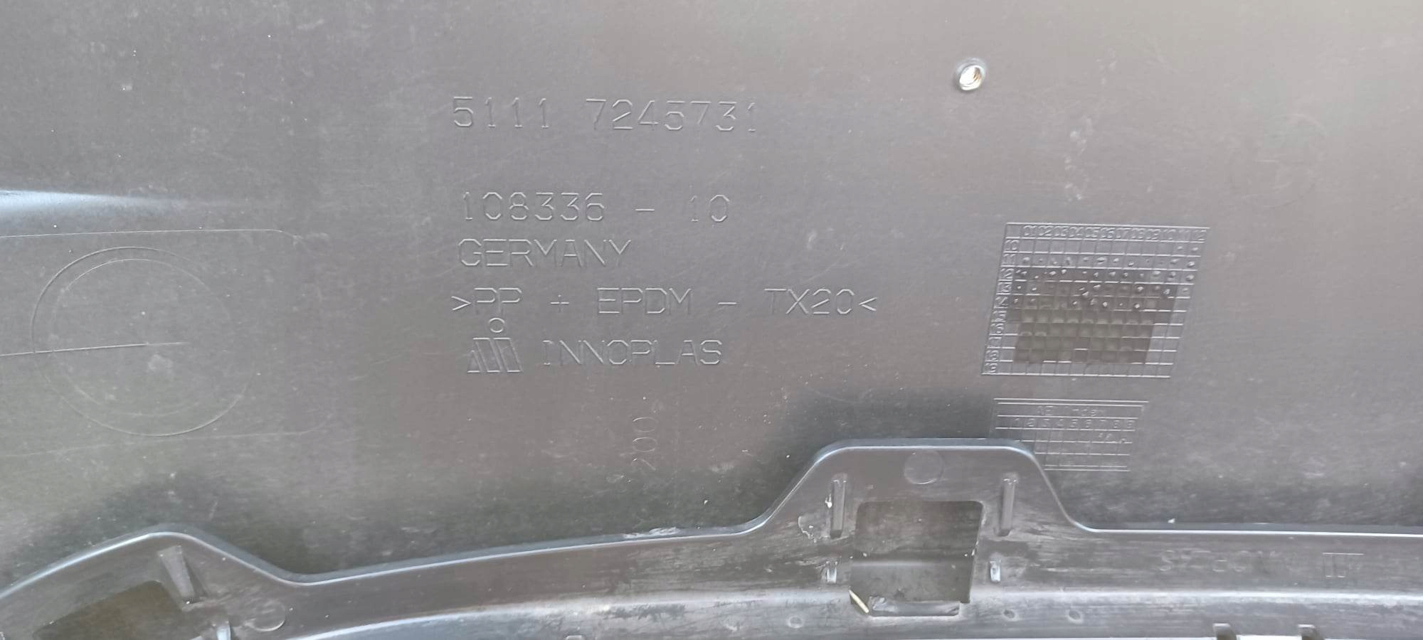 bumper front BMW 1 F20 F21 51117245731