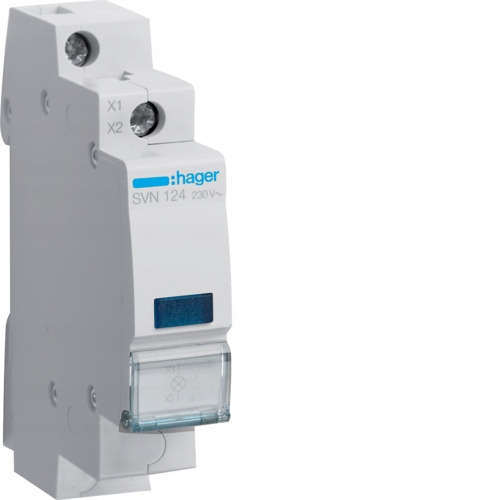 Lampka sygnalizacyjna LED 1F 230V SVN124 Hager