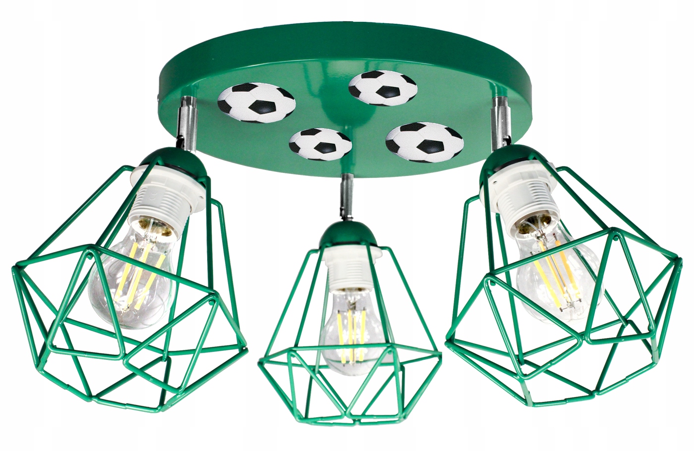 

Ciekawa Lampa sufitowa Mundial 3 Diamond Zielony