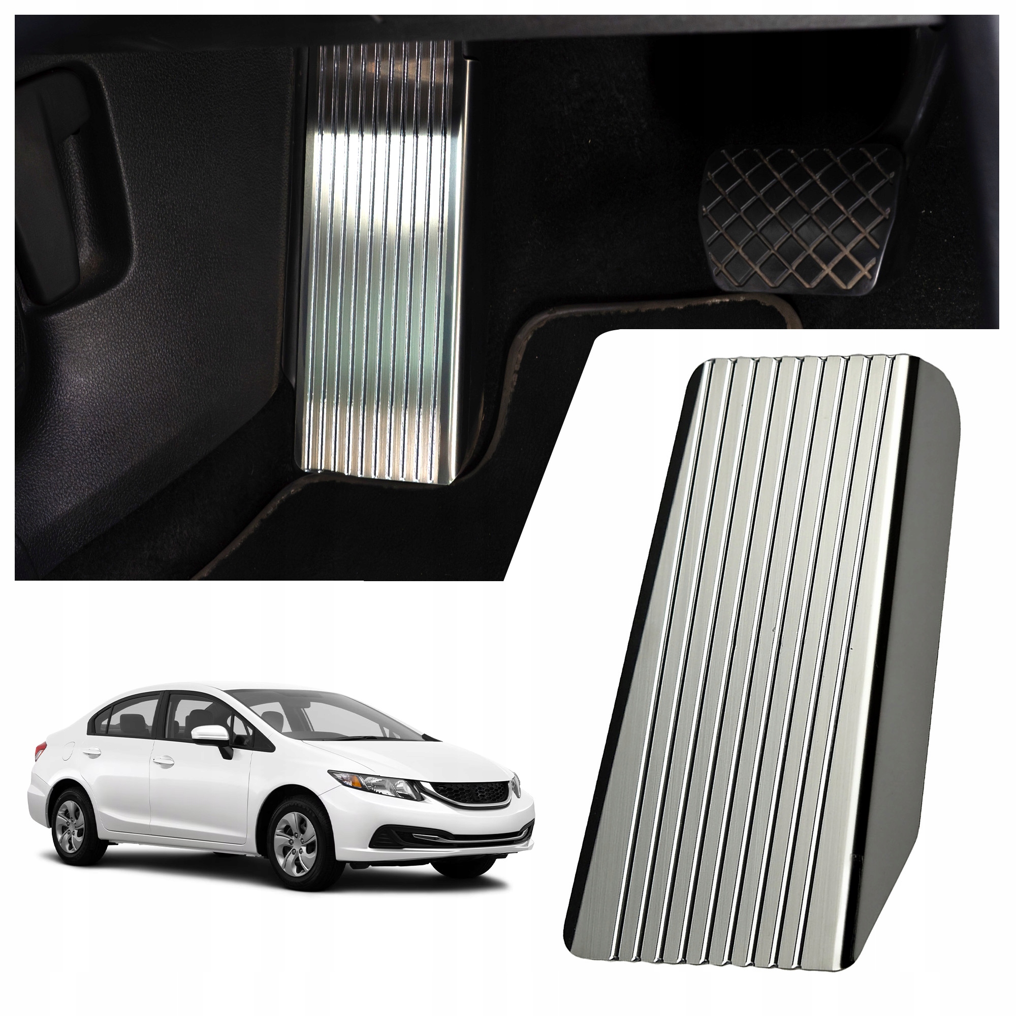Podstupnice automobilová podnožka spočívající v Honda CIVIC IX 2014-2017 Sedan