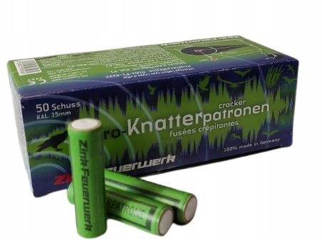 

Race Pistoletowe Zink Knatter 50 Sztuk Gwiżdżące