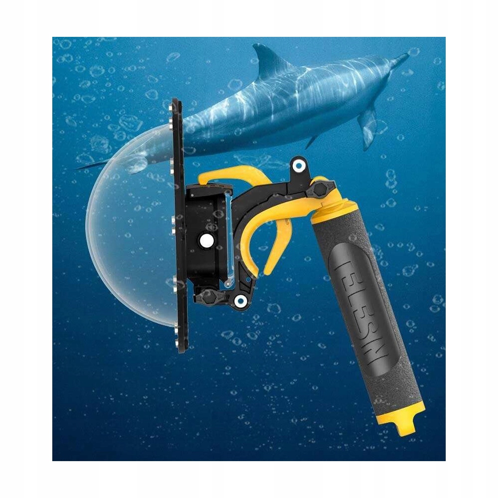 Kopuła, Podwodna obudowa Telesin Dome Port do kamer GoPro Hero 12/11/10/9 Wysokość produktu 19 cm