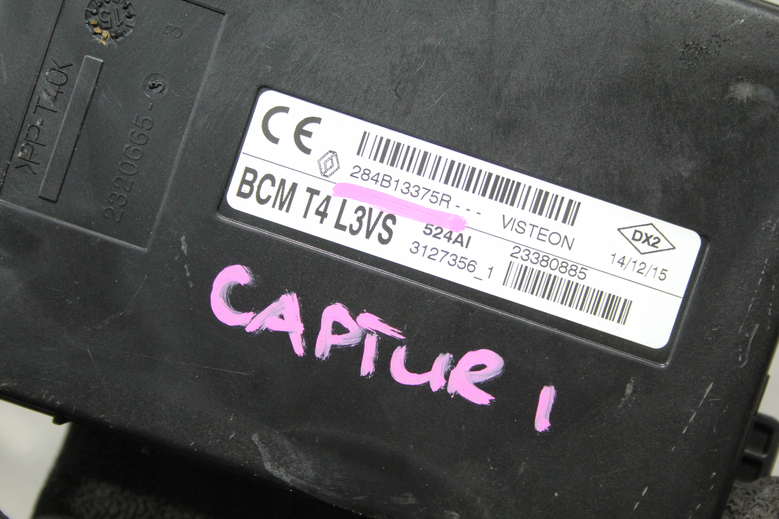 module control unit BCM RENAULT CAPTUR and 1 284B13375R