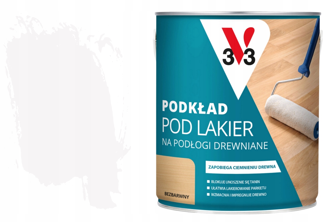 V33 Podkladová báze pod lak na parkety 2.5 L