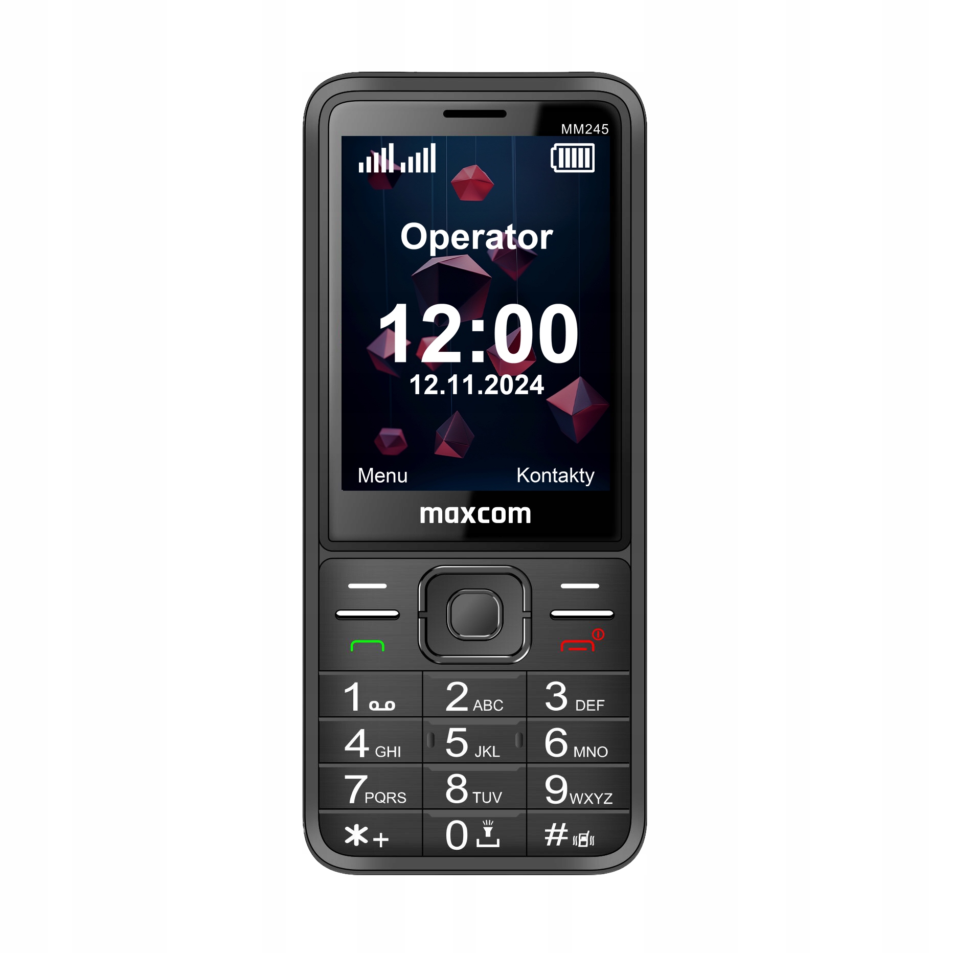 Telefon komórkowy Maxcom Classic MM245 4G Głośne dzwonki DualSIM