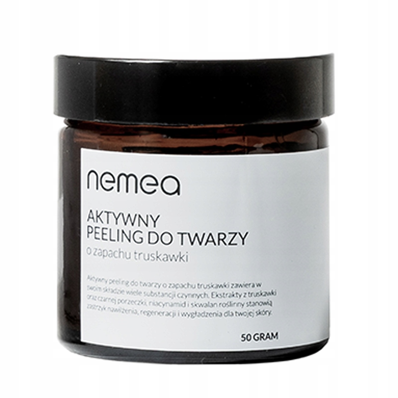 AKTYWNY PEELING DO TWARZY TRUSKAWKA DELIKATNY SCRUB 100% WEGAŃSKI 50 G EAN (GTIN) 5904890410442