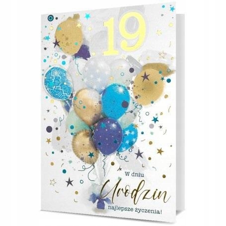 KARNET B6 URODZINY (WYMIENNE CYFRY)