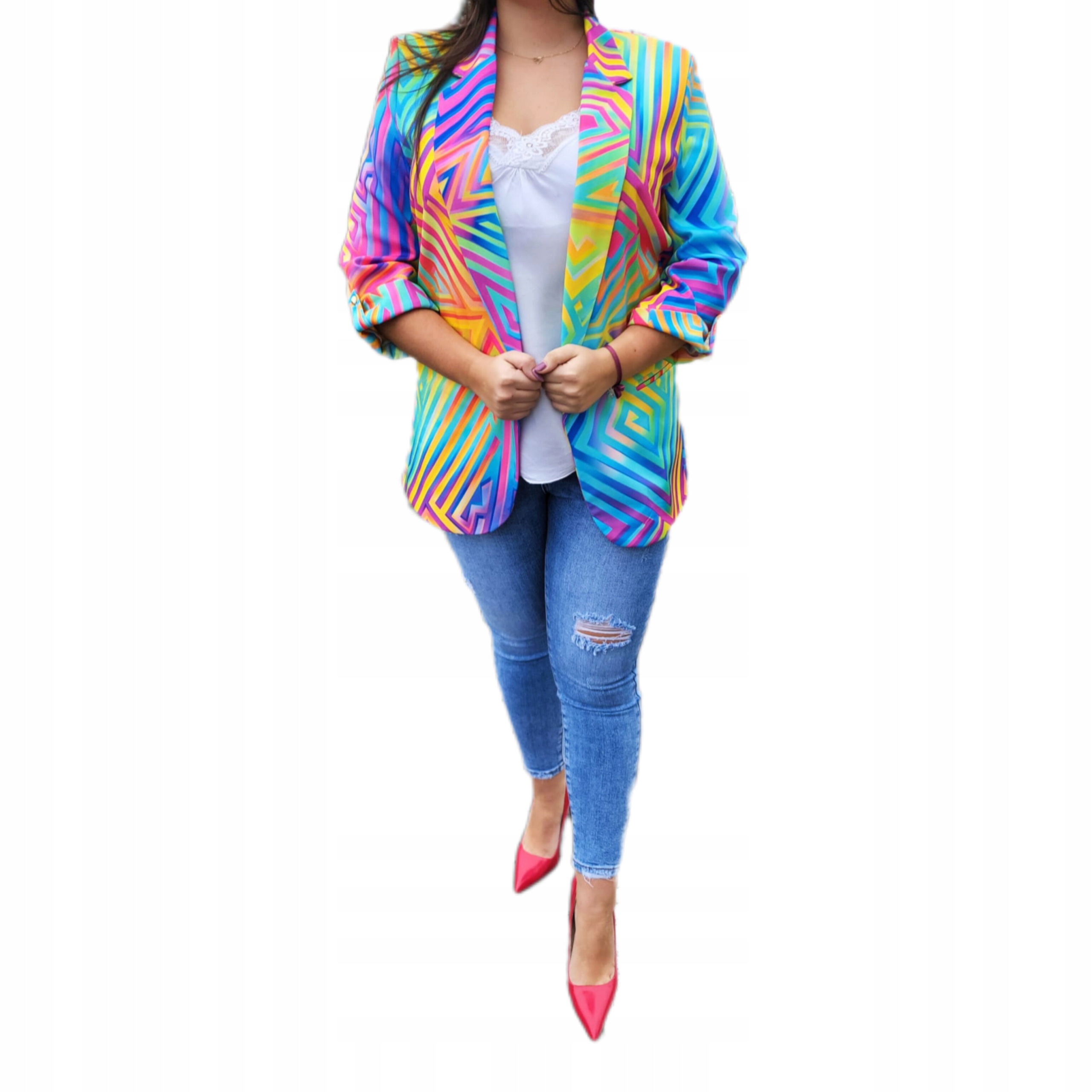 Elegantní sako Adika velikost 44 neon