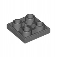 

Lego Tile 2x2 D B Gray 11203 6013082 1szt. New