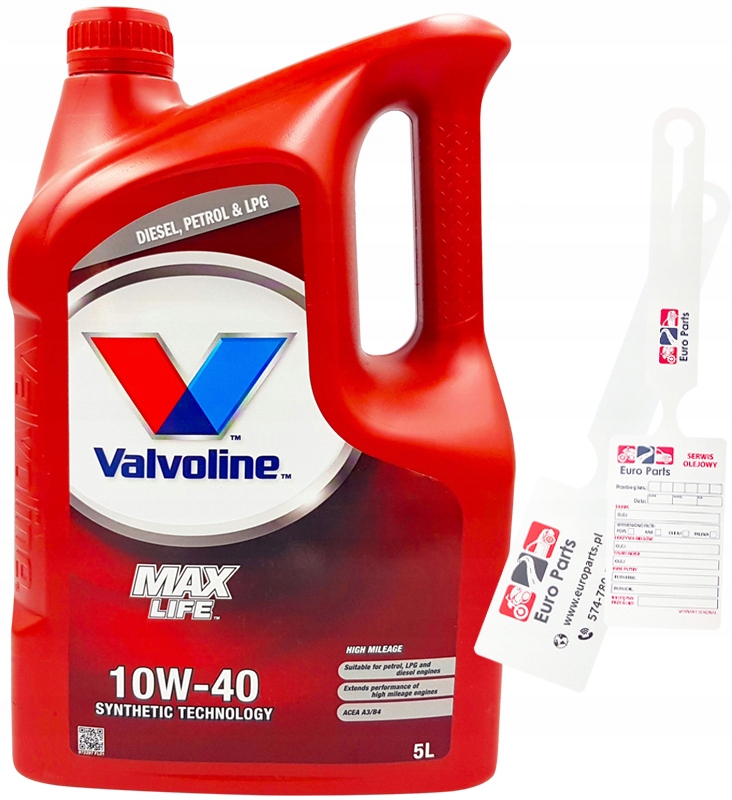 

Valvoline Max Life 10W40 5L Maxlife Świeży Gratis+