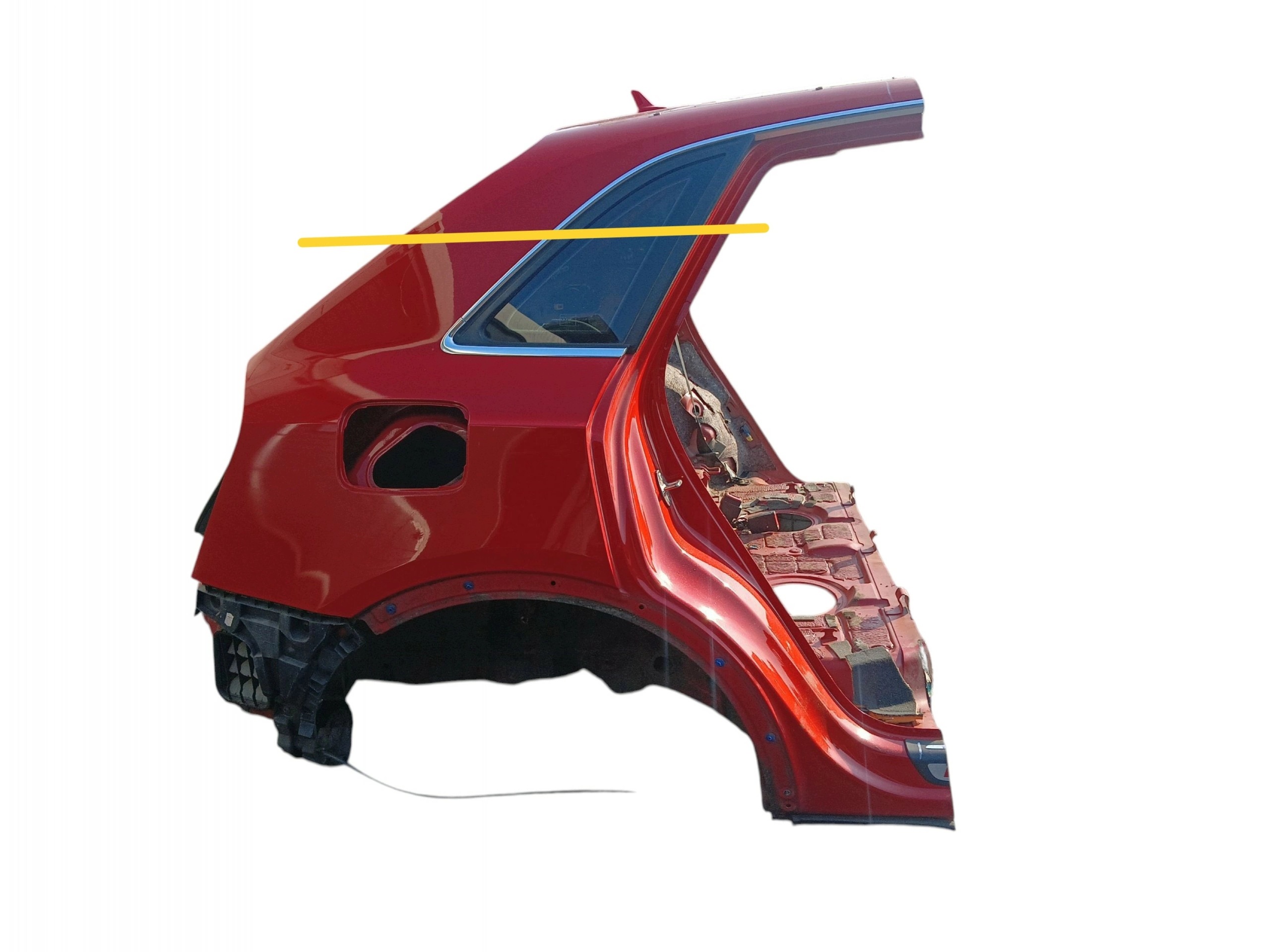 parafango Destra posteriore AUDI Q3 e 8U (2011-2014) KOD LAKIERU LZ3M