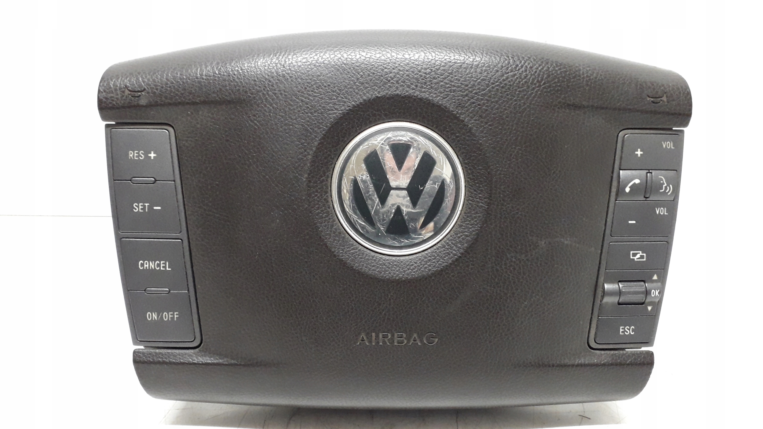 VW PHAETON TOUAREG PODUSZKA AIR-BAG POWIETRZNA BRĄZOWA 3D0880201BL MULTI