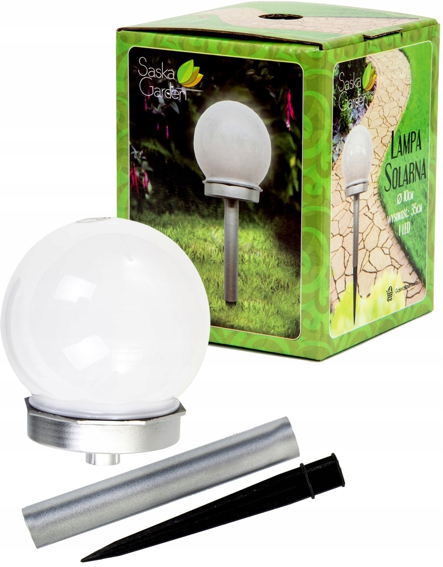 

Lampa Solarna Ogrodowa Lampa Led 35 cm Kula