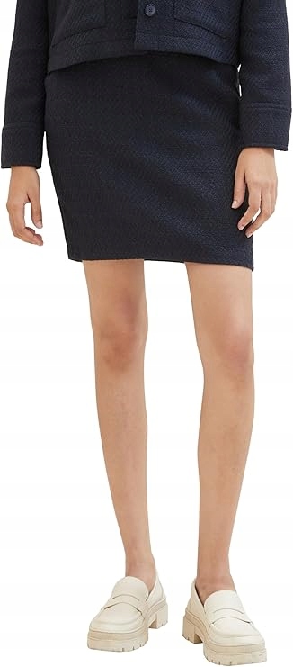 Tom Tailor Tmavě Modrá Jednoduchá Mini Sukně S Podšívkou 32 6FA