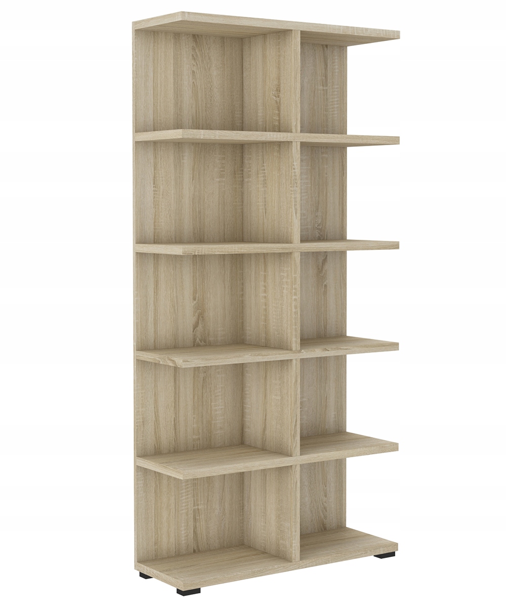 Velký regál na knihy s policemi 83 x 184 cm LK12