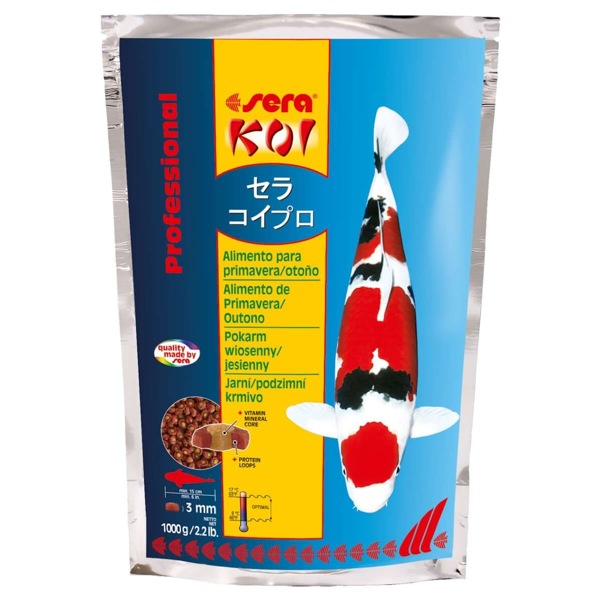 

Sera Koi Professional 1kg pokarm na wiosnę/jesień