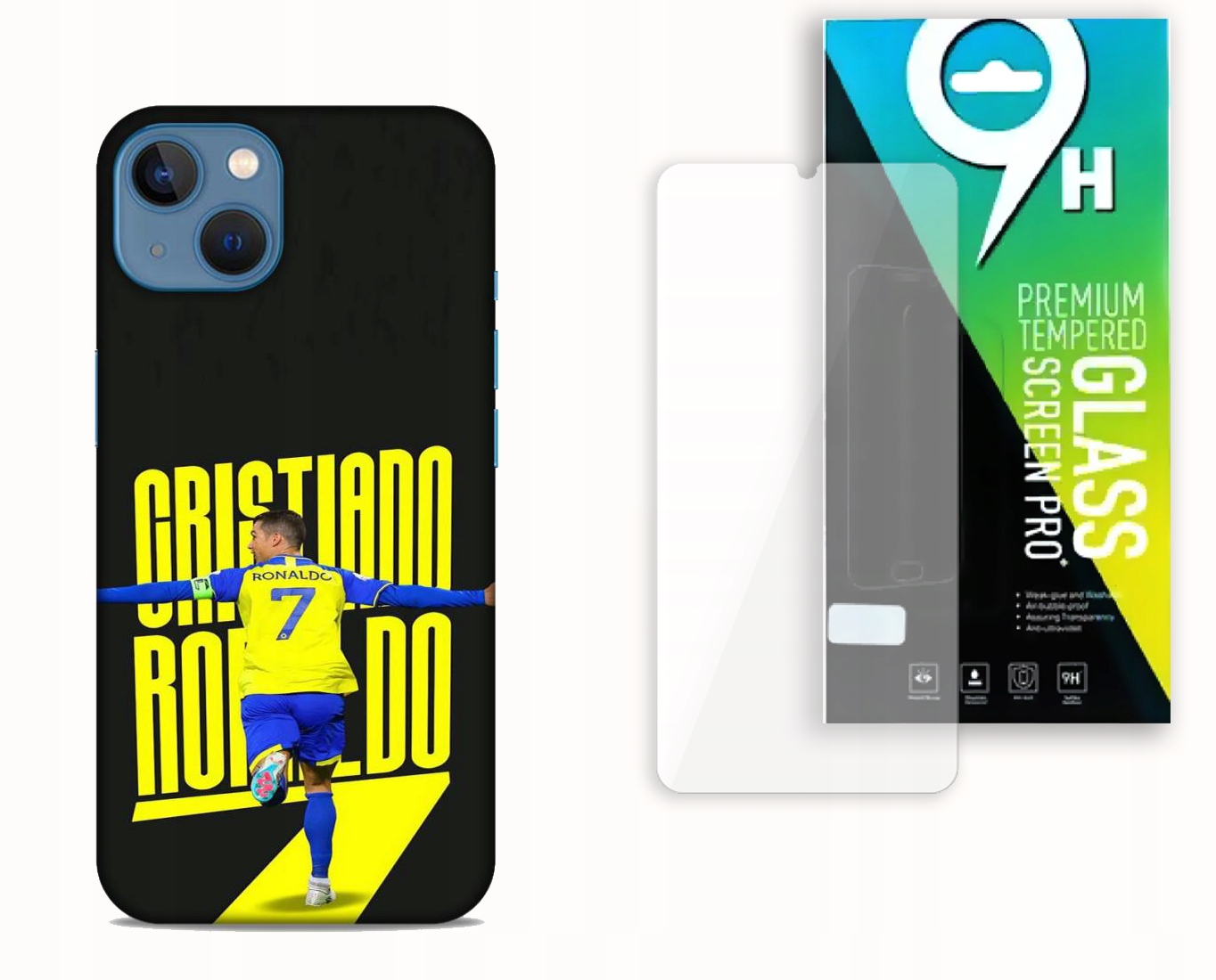 ETUI CASE DO APPLE IPHONE 13 + SZKŁO HARTOWANE- WZÓR VINICIUS VINI REAL