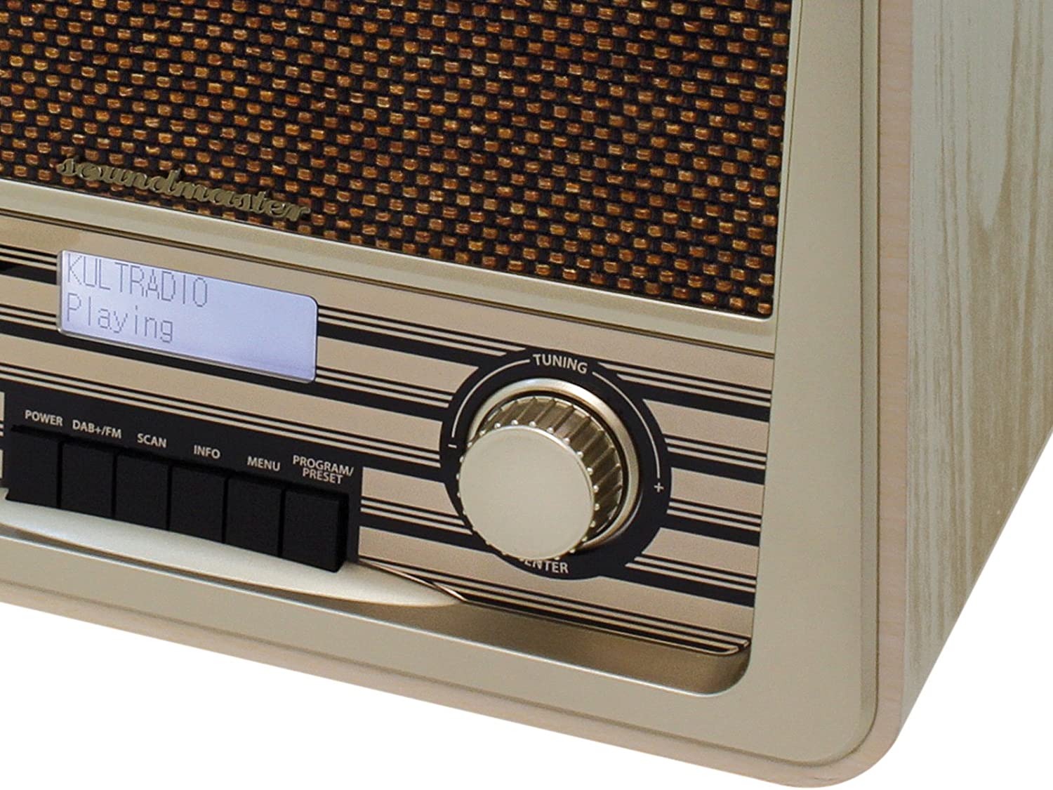 Soundmaster stylowe radio retro FM DAB+ drewno S19 EAN (GTIN) 4005425005230